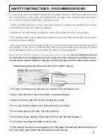 Preview for 3 page of Hoover HVH 551 Instructions For Use And Installation