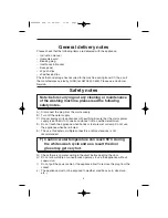 Preview for 4 page of Hoover HW5213M Instructions For Use Manual