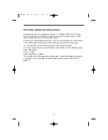 Preview for 11 page of Hoover HW5213M Instructions For Use Manual