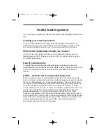 Preview for 12 page of Hoover HW5213M Instructions For Use Manual