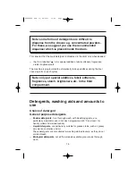 Preview for 15 page of Hoover HW5213M Instructions For Use Manual