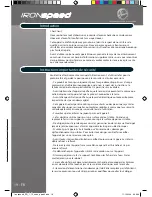 Preview for 20 page of Hoover Ironspeed SRD 4106 User Manual