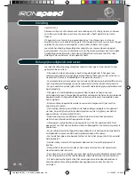 Preview for 65 page of Hoover Ironspeed SRD 4106 User Manual