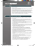 Preview for 110 page of Hoover Ironspeed SRD 4106 User Manual