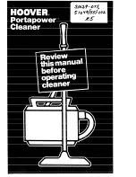 Hoover Portapower S1029-075 Operating Manual preview