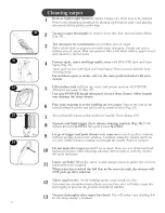 Preview for 10 page of Hoover SteamVac agility Owner'S Manual