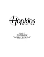 Preview for 20 page of Hopkins GR05UW Operators Manual And Parts Lists