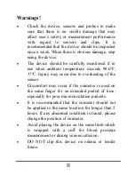 Preview for 3 page of Hopkins Newborn & Mom Pulse OX 594020 Instruction And Service Manual