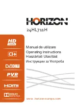 Preview for 1 page of Horizon Fitness 24HL711H Operating Instructions Manual