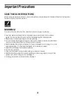 Preview for 3 page of Horizon Fitness 3.1E User Manual