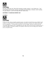 Preview for 5 page of Horizon Fitness 3.1E User Manual