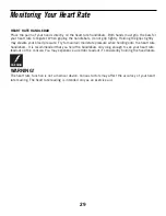 Preview for 29 page of Horizon Fitness 3.1E User Manual