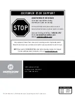 Preview for 28 page of Horizon Fitness CE4.1 User Manual