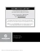 Preview for 40 page of Horizon Fitness EX-55 User Manual