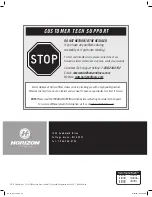 Preview for 17 page of Horizon Fitness HORIZON EX-57 User Manual