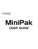 Horizon Fitness MINIPAK User Manual preview