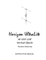 Horizon Fitness Ultralite HF-VHF-UHF Instruction Manual preview