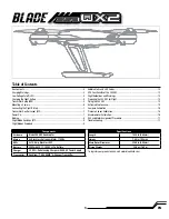 Preview for 3 page of Horizon Hobby Blade 350 QX2 Instruction Manual