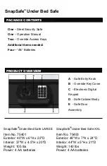 Preview for 2 page of Hornady SnapSafe 75401 Operation Manual