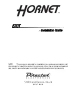 Preview for 1 page of Hornet 570T Installation Manual