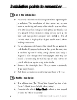 Preview for 8 page of Hornet 570T Installation Manual