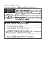 Preview for 3 page of Hoshizaki HNC-120BE-L-BH Service Manual