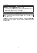 Preview for 21 page of Hoshizaki HNC-120BE-L-BH Service Manual