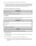 Preview for 22 page of Hoshizaki KMD-410MAJ Instruction Manual