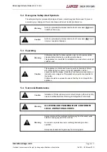 Preview for 5 page of Hoshizaki Lancer Mini Lady Installation, Operation & Service Manual