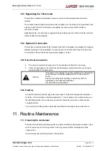 Preview for 9 page of Hoshizaki Lancer Mini Lady Installation, Operation & Service Manual