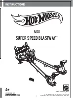 Hot Wheels SUPER SPEED BLASTWAY Instructions Manual preview