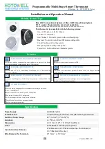 Preview for 1 page of HOTOWELL HTW-MT06 Series Installation And Operation Manual