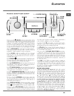 Preview for 23 page of Hotpoint Ariston AQUALTIS AQD1170D 49 Instructions For Installation And Use Manual