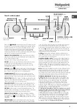 Preview for 7 page of Hotpoint Ariston Aqualtis AQD1171D 69ID Instructions For Installation And Use Manual