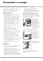 Preview for 27 page of Hotpoint Ariston AQUALTIS AQLF8F 292 U Instructions For Installation And Use Manual