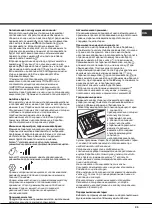 Preview for 39 page of Hotpoint Ariston AQUALTIS AQLF8F 292 U Instructions For Installation And Use Manual