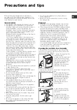 Preview for 9 page of Hotpoint Ariston AQUALTIS AQM8D 69 U Instructions For Installation And Use Manual