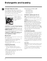 Preview for 8 page of Hotpoint Ariston ARMXXL Instructions For Use Manual