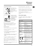 Preview for 15 page of Hotpoint Ariston ARMXXL Instructions For Use Manual