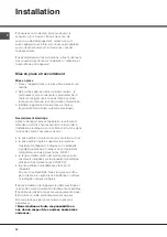 Preview for 18 page of Hotpoint Ariston BTSZ 16 /HA Series Operating Instructions Manual