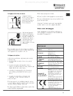 Preview for 3 page of Hotpoint Ariston CAWD 129 Instructions For Use Manual