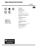 Preview for 13 page of Hotpoint Ariston CG64SG1 AG /HA Operating Instructions Manual