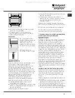 Preview for 37 page of Hotpoint Ariston CG64SG1 AG /HA Operating Instructions Manual