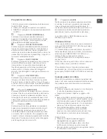 Preview for 13 page of Hotpoint Ariston CX65S72 IT/HA H Operating Instructions Manual