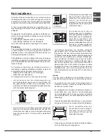 Preview for 65 page of Hotpoint Ariston EHPR 750 T /HA Operating Instructions Manual