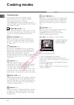 Preview for 18 page of Hotpoint Ariston F 89.1 IX/XA Operating Instructions Manual