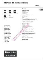 Preview for 37 page of Hotpoint Ariston F 89.1 IX/XA Operating Instructions Manual