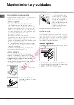 Preview for 46 page of Hotpoint Ariston F 89.1 IX/XA Operating Instructions Manual