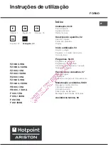 Preview for 49 page of Hotpoint Ariston F 89.1 IX/XA Operating Instructions Manual