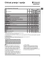 Preview for 21 page of Hotpoint Ariston FDG 962 Instructions For Use Manual